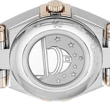Shop Omega Constellation Quartz Brown Dial Silver Steel Strap Watch for Women - 131.20.25.60.13.001 in USA