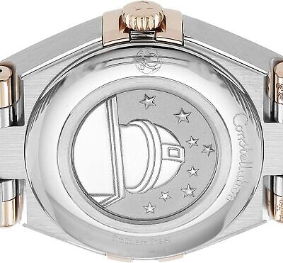 Shop Omega Constellation Quartz Brown Dial Silver Steel Strap Watch for Women - 131.20.25.60.13.001 in USA