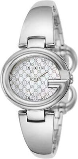 Gucci Guccissima Quartz Silver Dial Silver Steel Strap Watch For Women - YA134511 Buy Now By Gucci