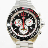 Tag Heuer Formula 1 Indy 500 Special Edition Black Dial Silver Steel Strap Watch for Men - CAZ101V.BA0842 Buy Now By Tag Heuer
