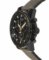 Tissot Supersport Chrono Black Dial Beige Nylon Strap Watch For Men - T125.617.37.051.01 Buy Now By Tissot