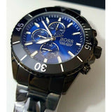 Hugo Boss Ocean Edition Navy Blue Dial Black Steel Strap Watch for Men - 1513743 Buy Now By Hugo Boss