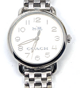 Coach Delancey Classic White Dial Silver Steel Strap Watch for Women - 14502260 Buy Now By Coach