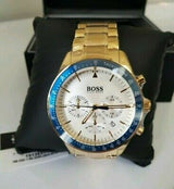 Hugo Boss Trophy White Dial Gold Steel Strap Watch for Men - 1513631 Buy Now By Hugo Boss