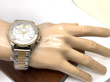 Versace Greca Action Chronograph Quartz Silver Dial Two Tone Steel Strap Watch for Men - VE3J00522 Buy Now By Versace