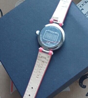 Coach Park Pink Dial Pink Leather Strap Watch for Women - 14503536 Buy Now By Coach