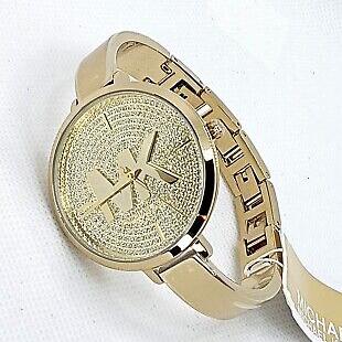 Michael Kors Parker Crystals Gold Dial Gold Steel Strap Watch For Women - MK4469 Buy Now By Michael Kors