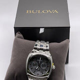 Shop Bulova Classic Collection Multifunction Grey Dial Silver Steel Strap Watch for Men - 96C148 in USA