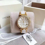 Michael Kors Parker White Dial Two Tone Steel Strap Watch for Women - MK6119 Buy Now By Michael Kors