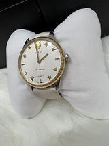 Gucci G Timeless Automatic Silver Dial Beige Leather Strap Watch For Men - YA126348 Buy Now By Gucci
