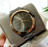 Michael Kors Runway Quartz Grey Dial Grey Steel Strap Watch For Women - MK8576 Buy Now By Michael Kors