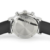 IWC Portofino Chronograph Black Dial Black Leather Strap Watch for Men - IW391029 Buy Now By IWC