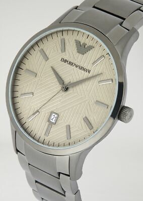 Emporio Armani Renato Quartz Grey Dial Grey Steel Strap Watch For Men - AR11120 Buy Now By Emporio Armani