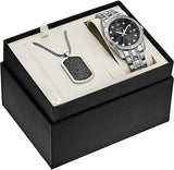 Bulova Crystal Collection Black Dial Silver Steel Strap Watch for Men - 96K104 Buy Now By Bulova