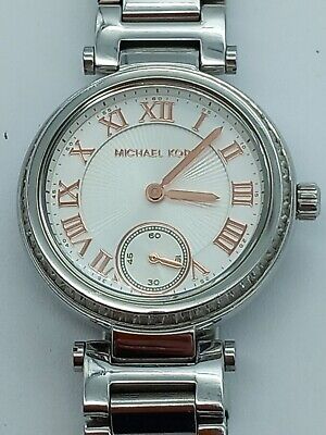 Michael Kors Skylar Quartz White Dial Silver Steel Strap Watch For Women - MK5970 Buy Now By Michael Kors