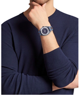Shop Gucci Sync Quartz Blue Dial Blue Rubber Strap Watch For Men - YA137304 in USA