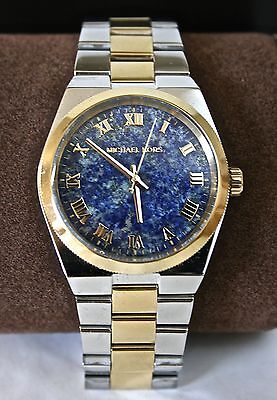 Michael Kors Channing Blue Dial Two Tone Steel Strap Watch For Women - MK5893 Buy Now By Michael Kors