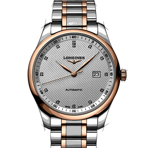 Longines Master Collection Automatic 40mm Silver Dial Two Tone Steel Strap Watch for Men - L2.793.5.77.7 Buy Now By Longines