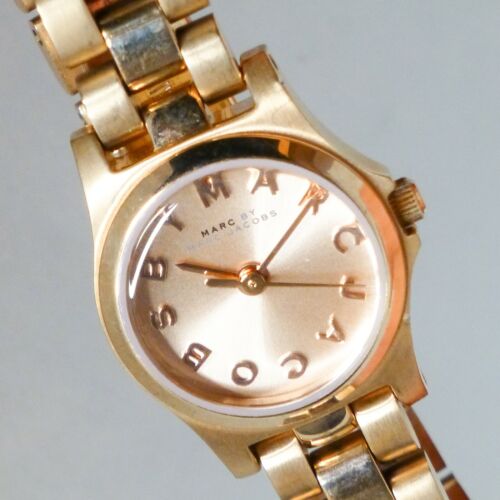 Marc Jacobs Dinky Rose Gold Dial Rose Gold Steel Strap Watch for Women - MBM3200 Buy Now By Marc Jacobs