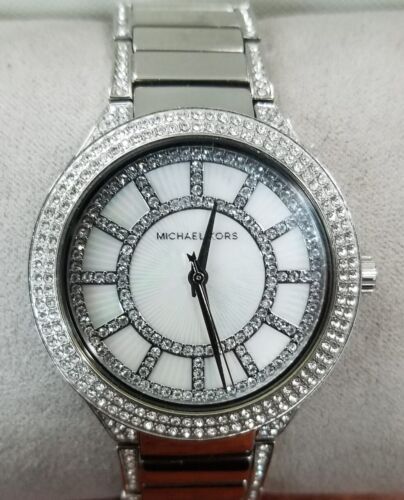 Michael Kors Kerry Silver Tone Silver Steel Strap Watch for Women - MK3311 Buy Now By Michael Kors