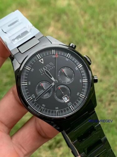 Hugo Boss Pioneer Black Dial Black Steel Strap Watch for Men - 1513714 Buy Now By Hugo Boss