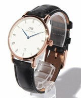 Daniel Wellington Dapper Reading White Dial Black Leather Strap Watch For Women - DW00100118 Buy Now By Daniel Wellington