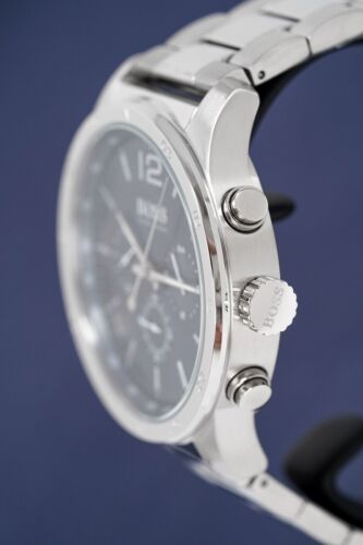 Hugo Boss Professional Chronograph Blue Dial Silver Steel Strap Watch for Men - 1513527 Buy Now By Hugo Boss