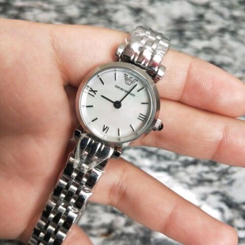 Emporio Armani Gianni White Dial Silver Steel Strap Watch For Women - AR1763 Buy Now By Emporio Armani
