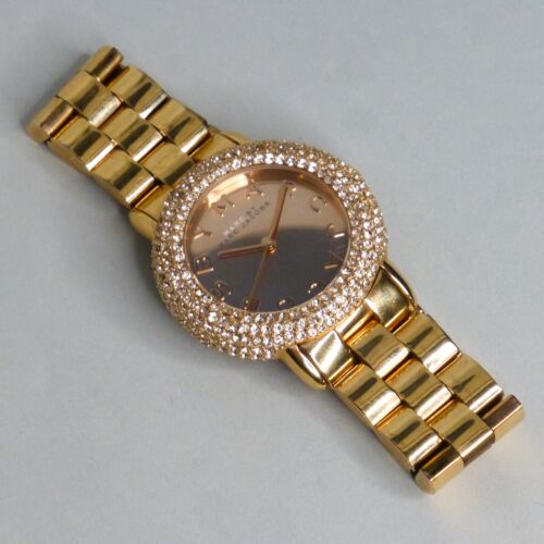 Marc Jacobs Marci Crystals Rose Gold Dial Rose Gold Steel Strap Watch for Women - MBM3192 Buy Now By Marc Jacobs