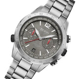 Hugo Boss Nomad Grey Dial Silver Steel Strap Watch for Men - 1513774 Buy Now By Hugo Boss