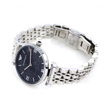 Emporio Armani Gianni T Bar Dark Blue Dial Silver Stainless Steel Watch For Women - AR11091 Buy Now By Emporio Armani