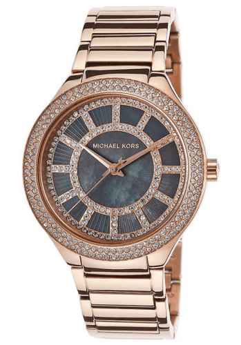 Michael Kors Kerry Black Mother of Pearl Dial Rose Gold Dial Watch for Women - MK3397 Buy Now By Michael Kors
