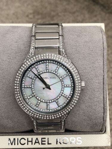 Michael Kors Kerry Silver Tone Silver Steel Strap Watch for Women - MK3311 Buy Now By Michael Kors