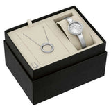 Bulova Crystal Pendant Silver Dial Silver Steel Strap Watch for Women - 96X111 Buy Now By Bulova
