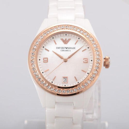 Emporio Armani Ceramica Mother of Pearl Dial White Ceramic Dial Watch For Women - AR1472 Buy Now By Emporio Armani