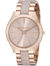Michael Kors Slim Runway Rose Gold Dial Two Tone Steel Strap Watch for Women - MK4294 Buy Now By Michael Kors