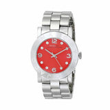 Marc Jacobs Amy Red Dial Silver Steel Strap Watch for Women - MBM3302 Buy Now By Marc Jacobs