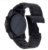 Marc Jacobs Larry Chronograph Black Dial Black Steel Strap Watch for Men - MBM8606 Buy Now By Marc Jacobs
