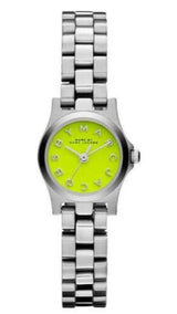Marc Jacobs Henry Yellow Dial Silver Steel Strap Watch for Women - MBM3201 Buy Now By Marc Jacobs