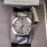 Burberry The City Nova Beige Dial Grey Leather Strap Watch for Women - BU9023 Buy Now By Burberry