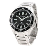 Citizen Promaster Diver Chronograph Black Dial Silver Steel Strap Watch For Men - BN0190-82E Buy Now By Citizen