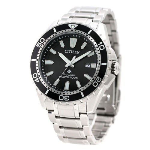 Citizen Promaster Diver Chronograph Black Dial Silver Steel Strap Watch For Men - BN0190-82E Buy Now By Citizen