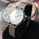 Emporio Armani Kappa Mother of Pearl Dial Silver Mesh Bracelet Watch For Women - AR2511 Buy Now By Emporio Armani