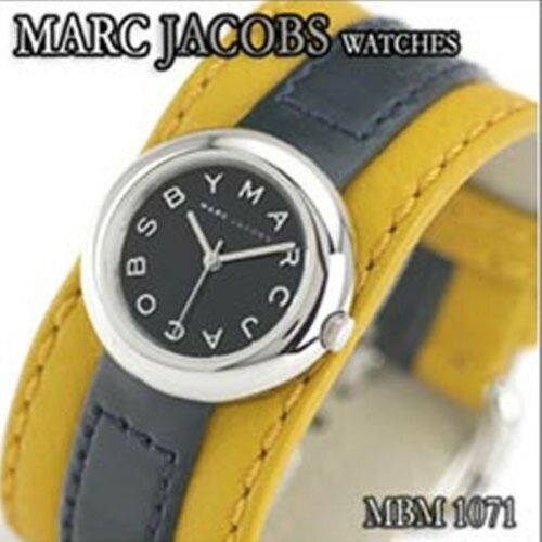 Marc Jacobs Black Dial Black Leather Strap Watch for Women - MBM1071 Buy Now By Marc Jacobs