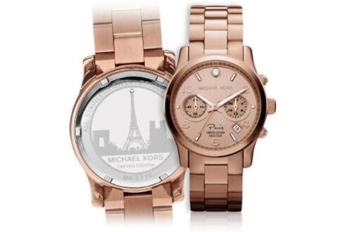 Michael Kors Paris Limited Edition Rose Gold Dial Steel Strap Watch for Women - MK5716 Buy Now By Michael Kors