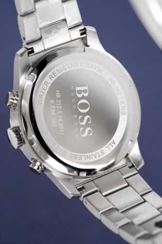 Hugo Boss Professional Chronograph Blue Dial Silver Steel Strap Watch for Men - 1513527 Buy Now By Hugo Boss