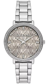 Michael Kors Pyper Analog Gray Dial Silver Steel Strap Watch For Women - MK4672 Buy Now By Michael Kors