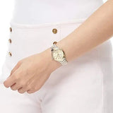 Shop Burberry The Classic Champagne Gold Dial Two Tone Steel Strap Watch for Women - BU10118 in USA