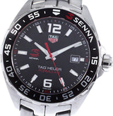 Shop Tag Heuer Formula 1 Senna Limited Edition Black Dial Silver Steel Strap Watch for Men - WAZ1012.BA0883 in USA