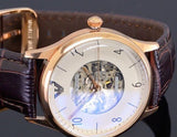 Emporio Armani Meccanico White Dial Brown Leather Strap Watch For Men - AR1920 Buy Now By Emporio Armani